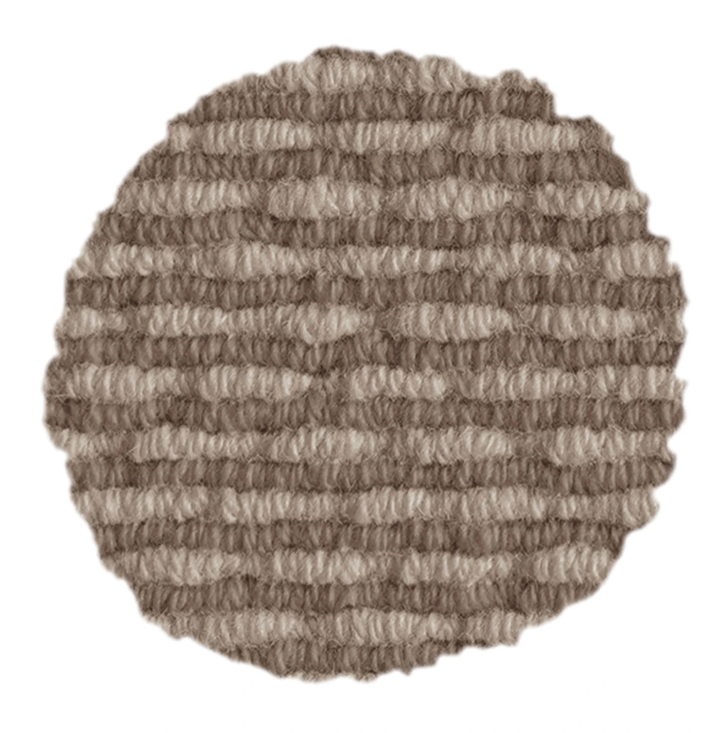 Natural Wool Loop - Bouclé 6 mm ab 100 366 400 457 500: Coffee and Cream
