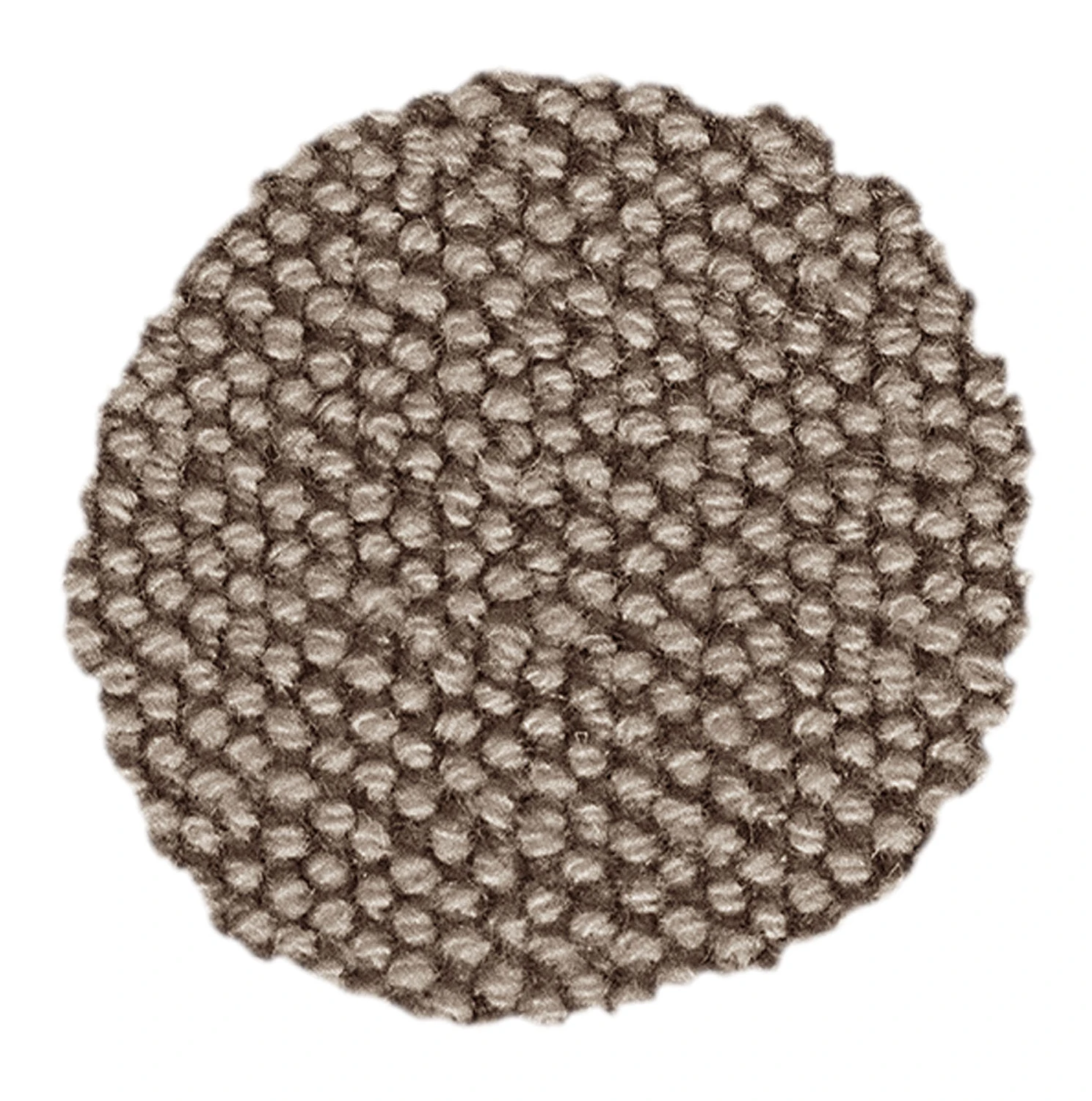 Natural Wool Loop - Briar 6 mm ab 100 366 400 457 500: Coffee and Cream