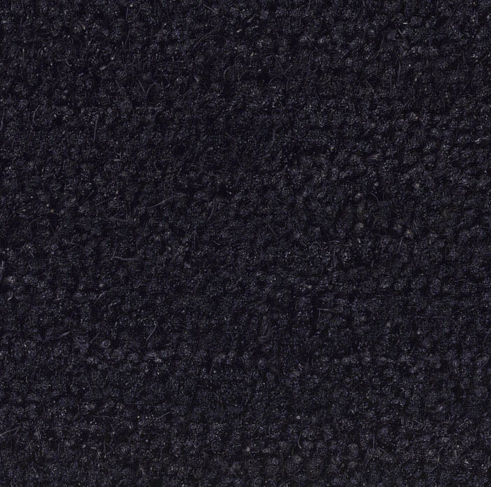 Coir mat 60x90 cm color - with rubber edges: K17 černá - s náběhovou gumou
