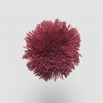 FdS Band 0 Mohair (TW): TW674 Dark Red