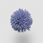 FdS Band 0 New Zealand Wool (W): W612 Blue Violet