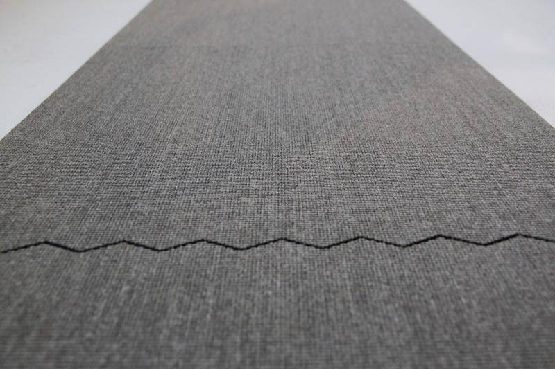 ZigZag carpet tiles with laser cut edges BOCA Group