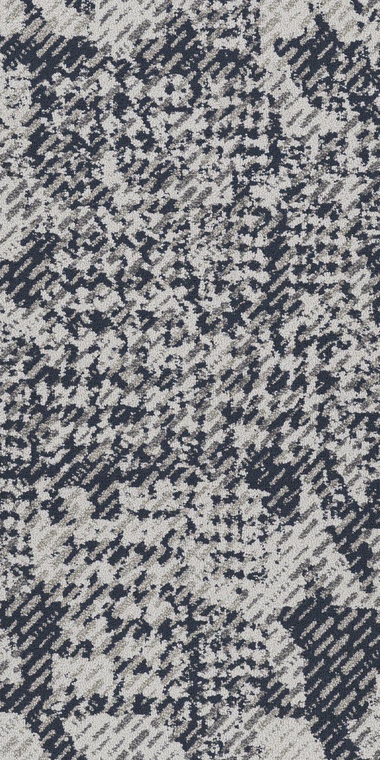 Suited Houndstooth tw sd 50x100 cm: Denim 79485