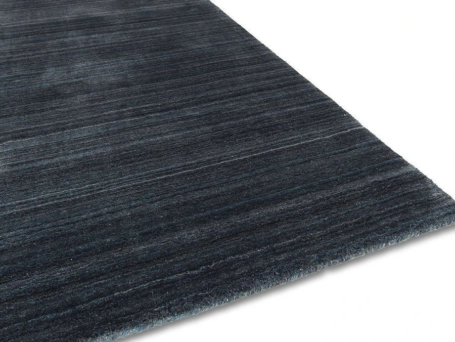 Palermo 200x300 cm 60% Viscose 40% Wool : Deep Sea
