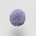 FdS Band 0 New Zealand Wool (W): W759 Lilac