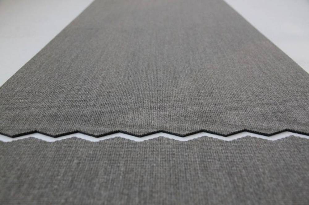 ZigZag carpet tiles with laser cut edges BOCA Group