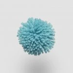 FdS Band 0 New Zealand Wool (W): W633 Aqua