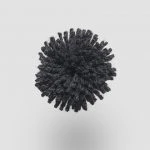 FdS Band 0 New Zealand Wool (W): W615 Black