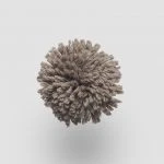 FdS Band 0 New Zealand Wool (W): W740 Suede