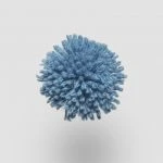FdS Band 0 New Zealand Wool (W): W608 Turquoise