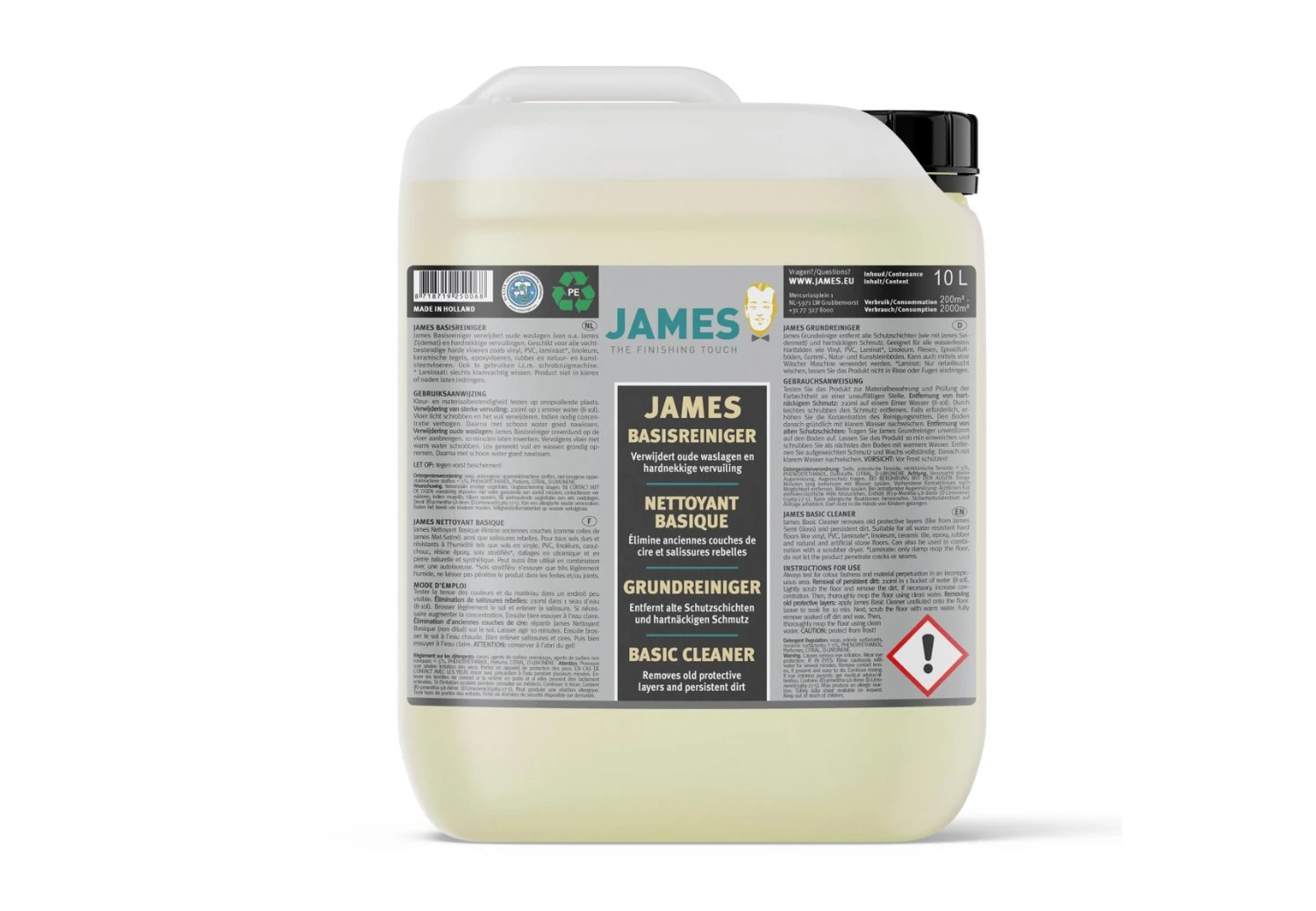 James Basic Cleaner 10 l: James Basic Cleaner 10 l