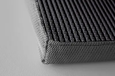 Upholstery from woven vinyl