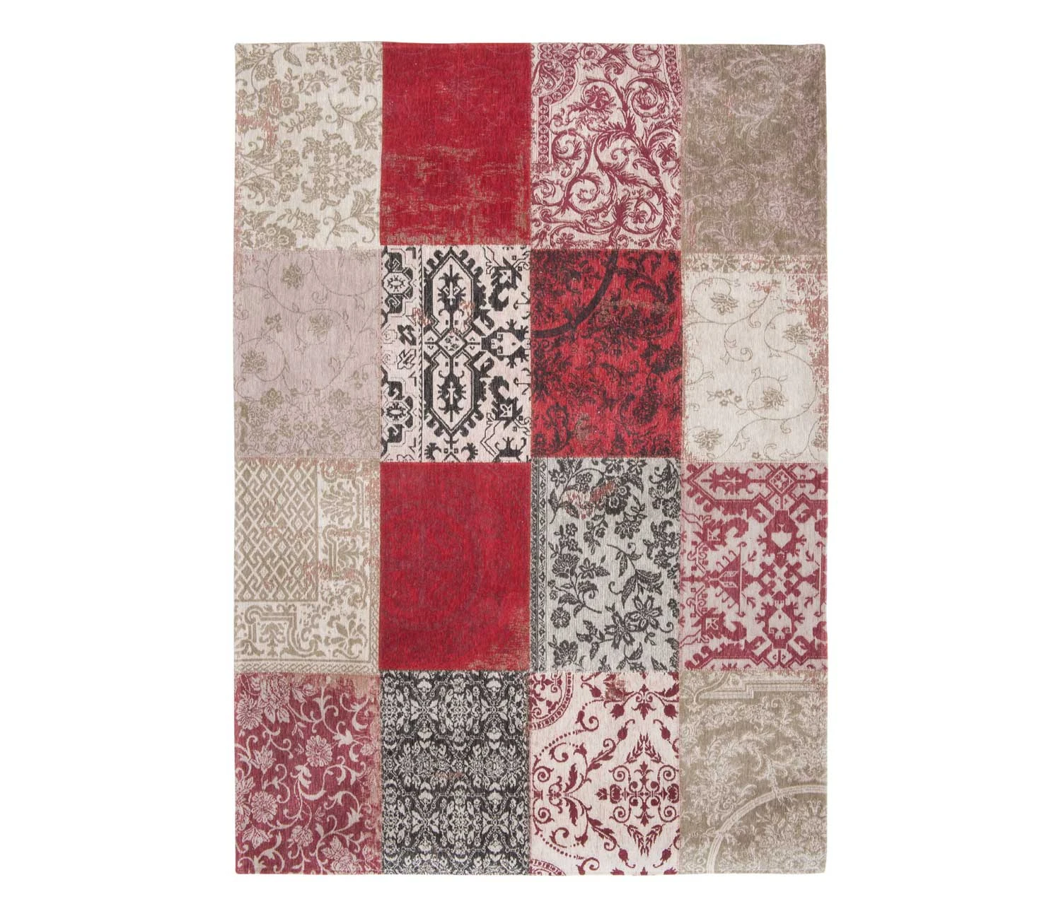 Vintage Multi ltx 200x280 cm: 8985 Antwerp Red