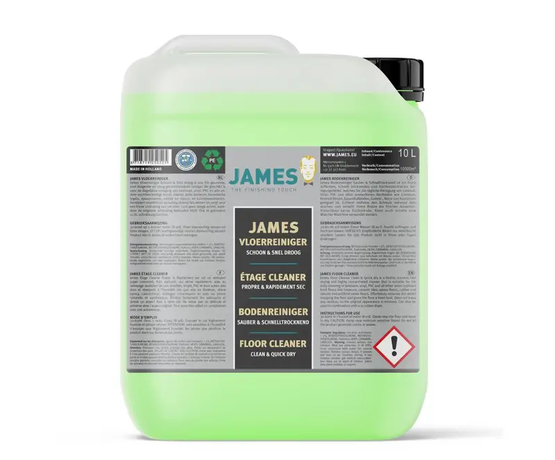 James Floor Cleaner Clean & Quick Dry 10 l
