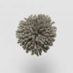 FdS Band 0 New Zealand Wool (W): W580 Pale Olive