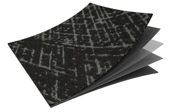 Carpet tiles require a special backing.