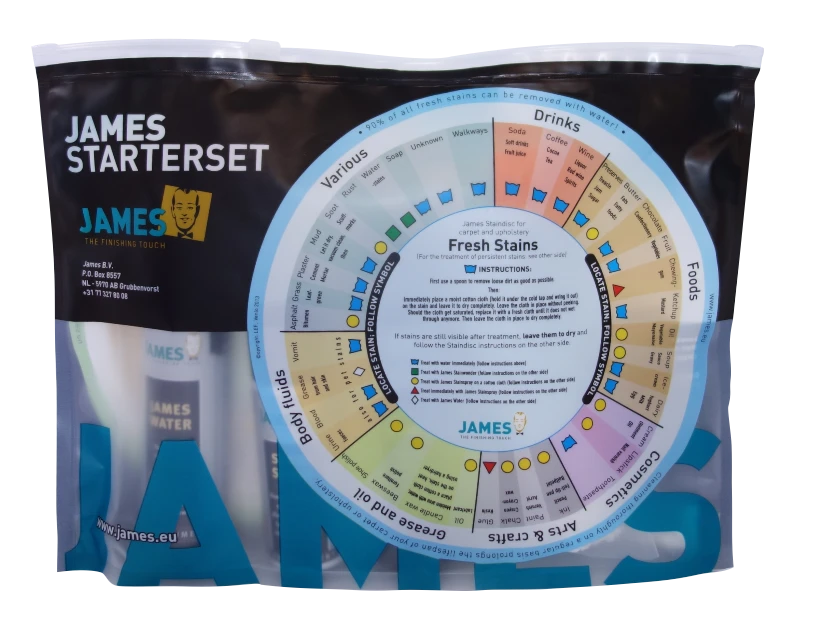 James Starterset na koberce a potahy: James Starterset - Carpets & Upholstery