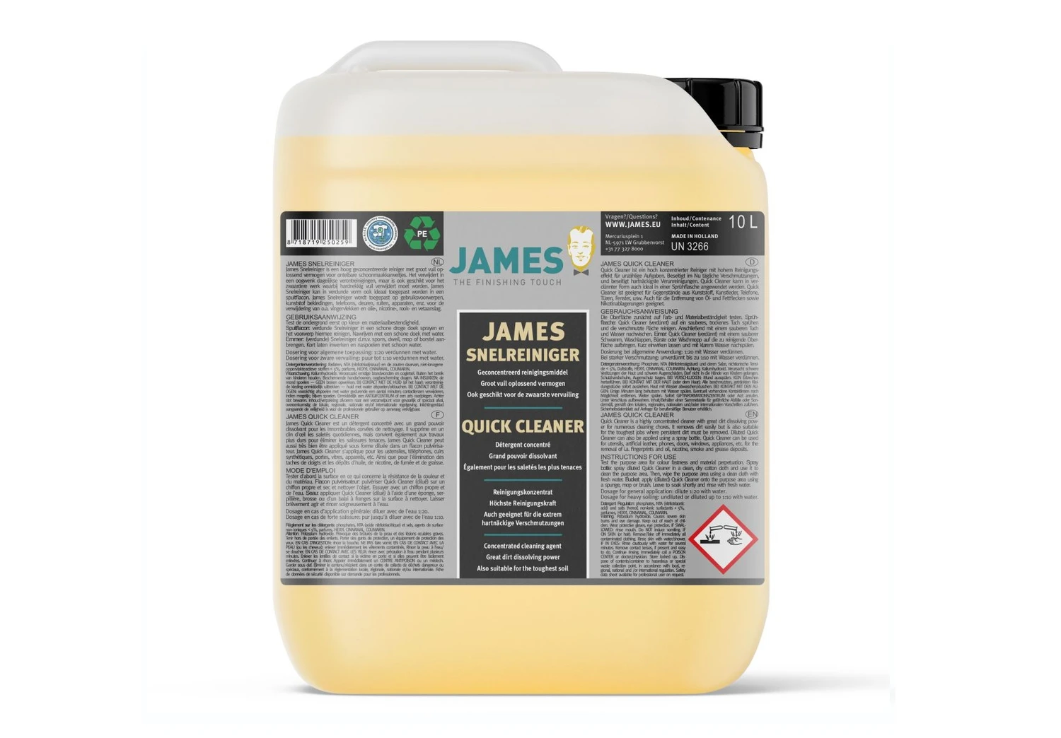 James Quick Cleaner 1:10 10 l: James Quick Cleaner 10 l